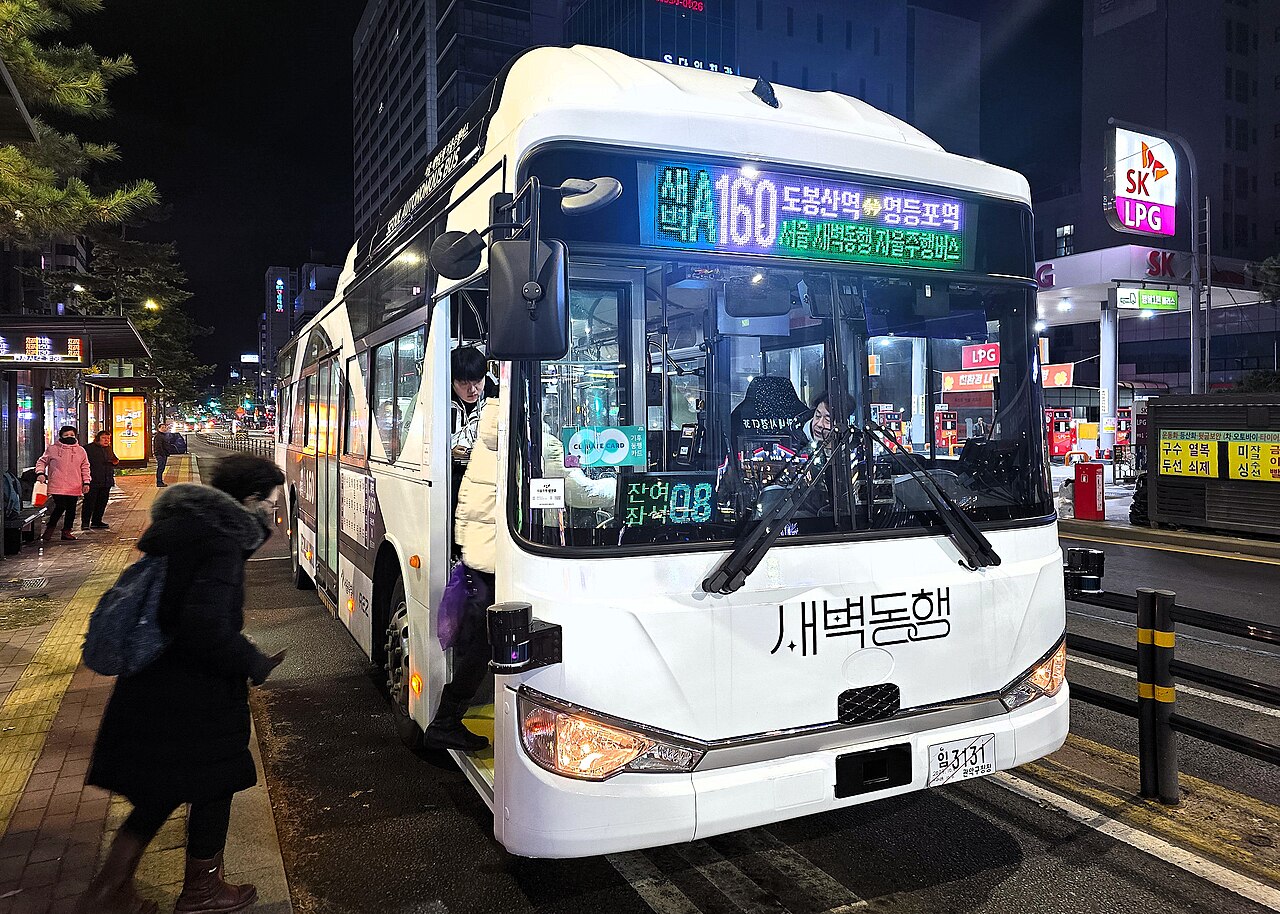 서울 시내를 달리는 자율주행 시내버스